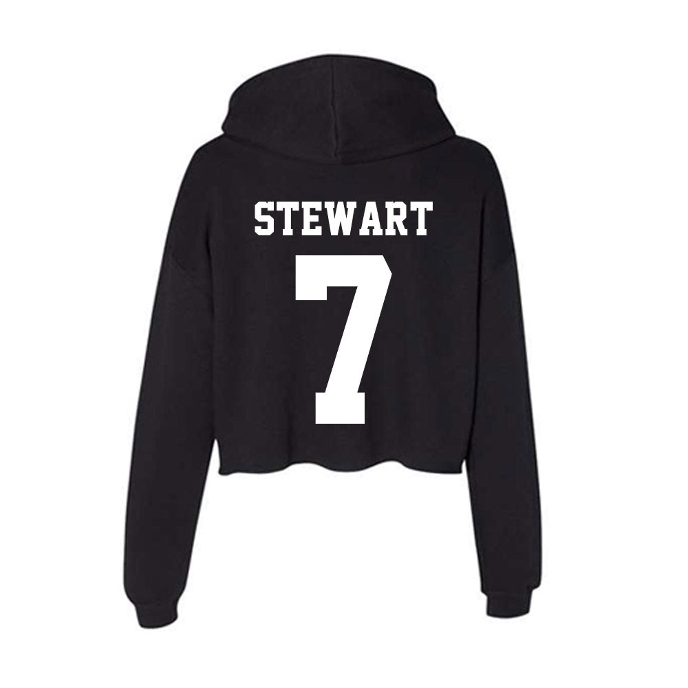 Penn State - NCAA Men's Basketball : Dominick Stewart - Classic Shersey Women's Crop Fleece Hoodie-1