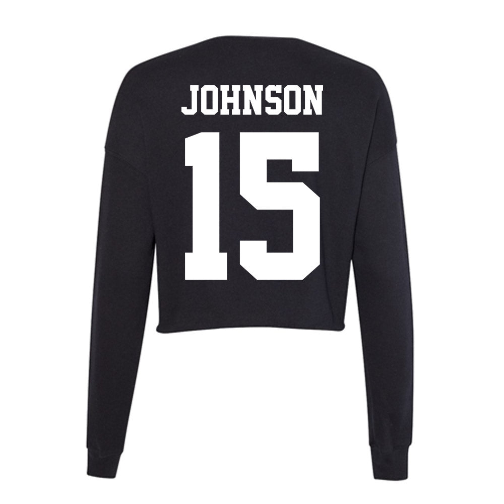 Penn State - NCAA Football : Joshua Johnson - Classic Shersey Women's Cropped Crew Fleece-1