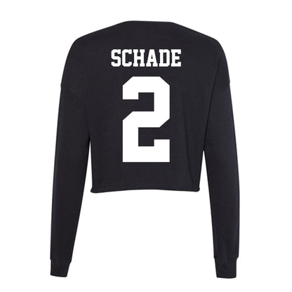 Penn State - NCAA Men's Ice Hockey : Carter Schade - Classic Shersey Women's Cropped Crew Fleece-1