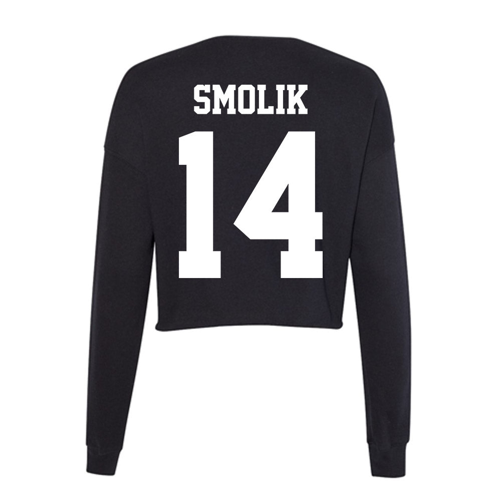 Penn State - NCAA Football : Jaxon Smolik - Classic Shersey Women's Cropped Crew Fleece-1