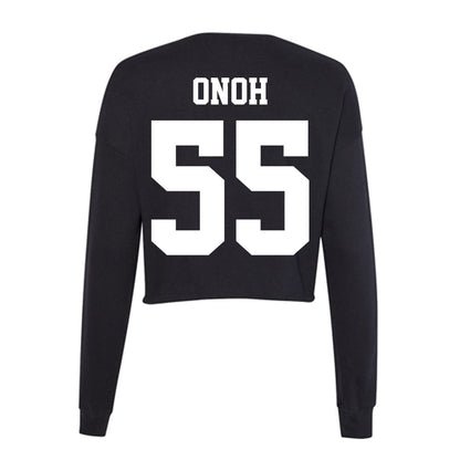 Penn State - NCAA Football : Chimdy Onoh - Classic Shersey Women's Cropped Crew Fleece-1