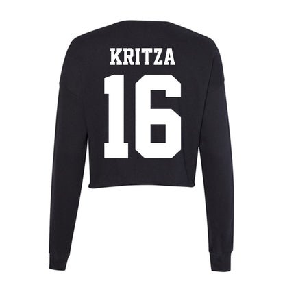 Penn State - NCAA Football : Bekkem Kritza - Classic Shersey Women's Cropped Crew Fleece-1