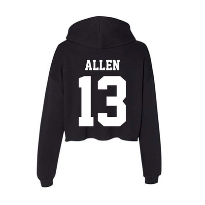 Penn State - NCAA Football : Kaytron Allen - Classic Shersey Women's Crop Fleece Hoodie-1