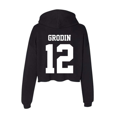 Penn State - NCAA Men's Basketball : Reggie Grodin - Classic Shersey Women's Crop Fleece Hoodie-1
