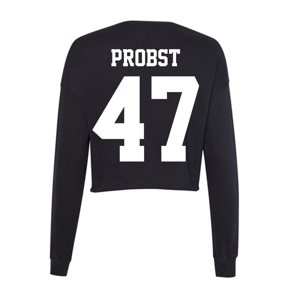 Penn State - NCAA Football : Aidan Probst - Classic Shersey Women's Cropped Crew Fleece-1