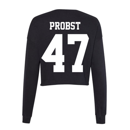 Penn State - NCAA Football : Aidan Probst - Classic Shersey Women's Cropped Crew Fleece-1