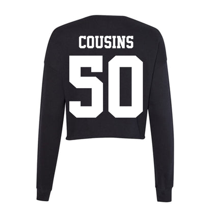 Penn State - NCAA Football : Cooper Cousins - Classic Shersey Women's Cropped Crew Fleece-1