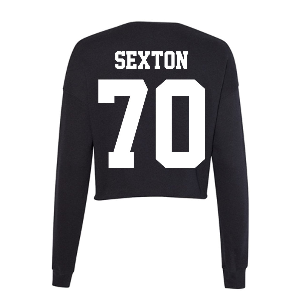 Penn State - NCAA Football : Garrett Sexton - Classic Shersey Women's Cropped Crew Fleece-1