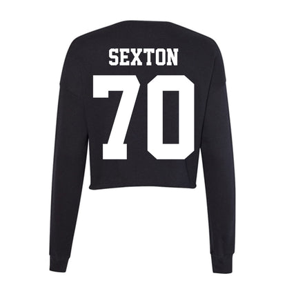 Penn State - NCAA Football : Garrett Sexton - Classic Shersey Women's Cropped Crew Fleece-1