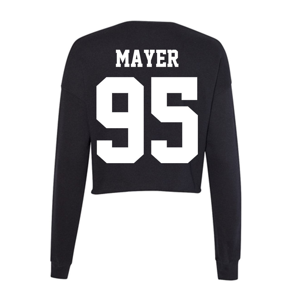 Penn State - NCAA Football : Jordan Mayer - Classic Shersey Women's Cropped Crew Fleece-1