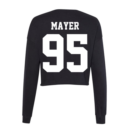 Penn State - NCAA Football : Jordan Mayer - Classic Shersey Women's Cropped Crew Fleece-1