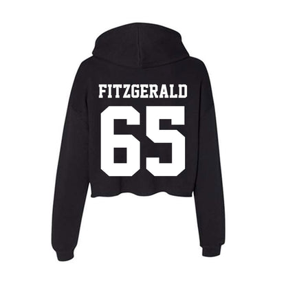 Penn State - NCAA Football : Jim Fitzgerald - Classic Shersey Women's Crop Fleece Hoodie-1