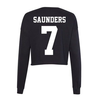 Penn State - NCAA Football : Kaden Saunders - Classic Shersey Women's Cropped Crew Fleece-1