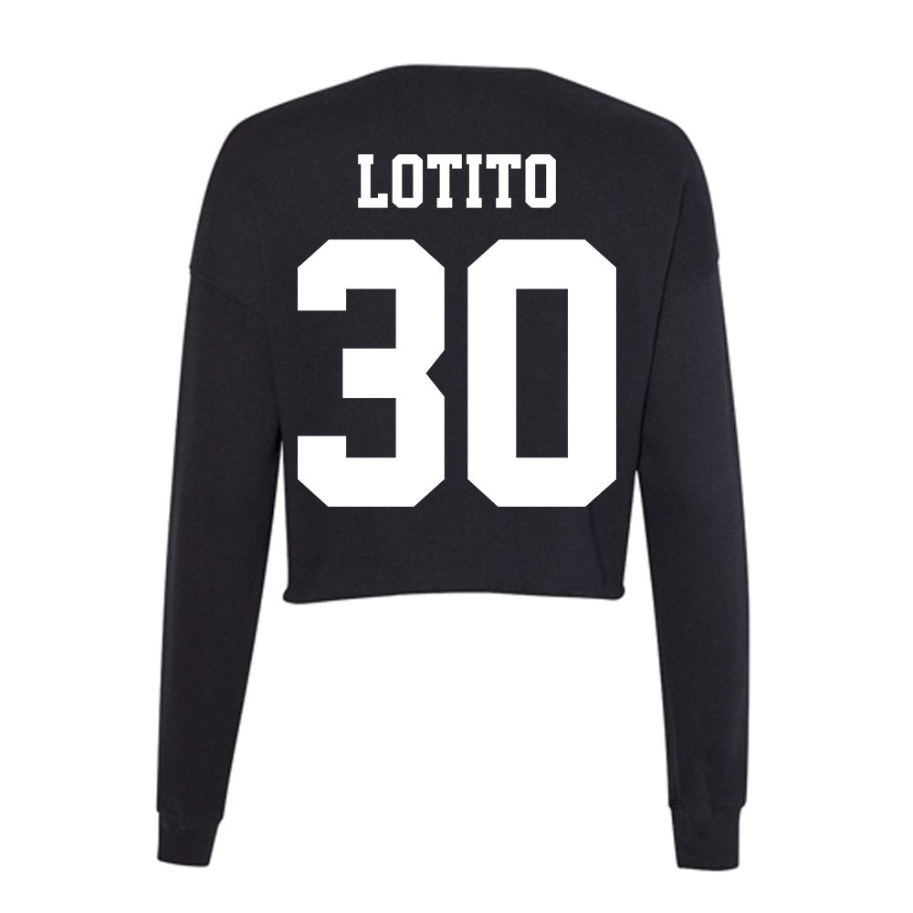 Penn State - NCAA Men's Basketball : Chris Lotito - Classic Shersey Women's Cropped Crew Fleece-1