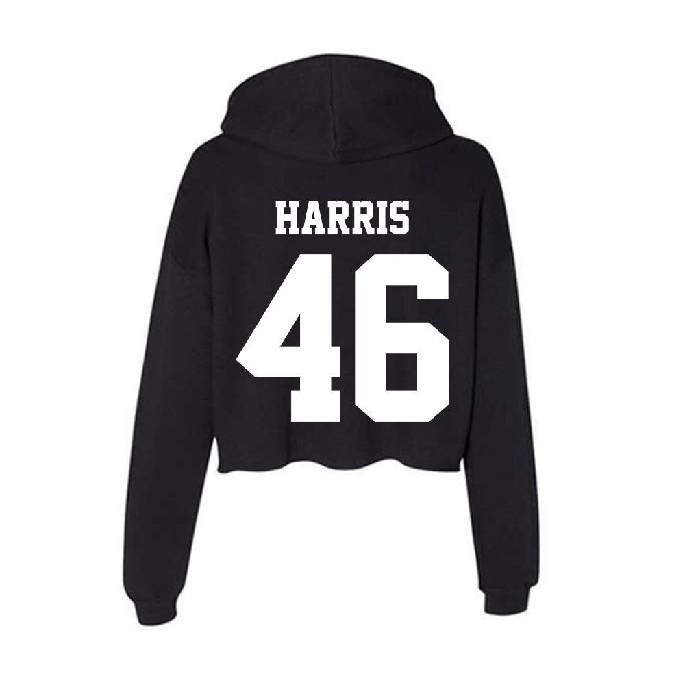 Penn State - NCAA Football : Cortez Harris - Classic Shersey Women's Crop Fleece Hoodie-1