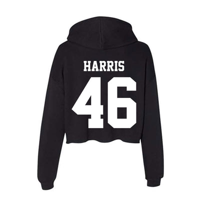 Penn State - NCAA Football : Cortez Harris - Classic Shersey Women's Crop Fleece Hoodie-1