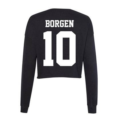 Penn State - NCAA Women's Soccer : Olivia Borgen - Classic Shersey Women's Cropped Crew Fleece-1