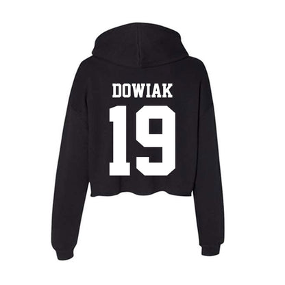 Penn State - NCAA Men's Ice Hockey : Dane Dowiak - Classic Shersey Women's Crop Fleece Hoodie-1