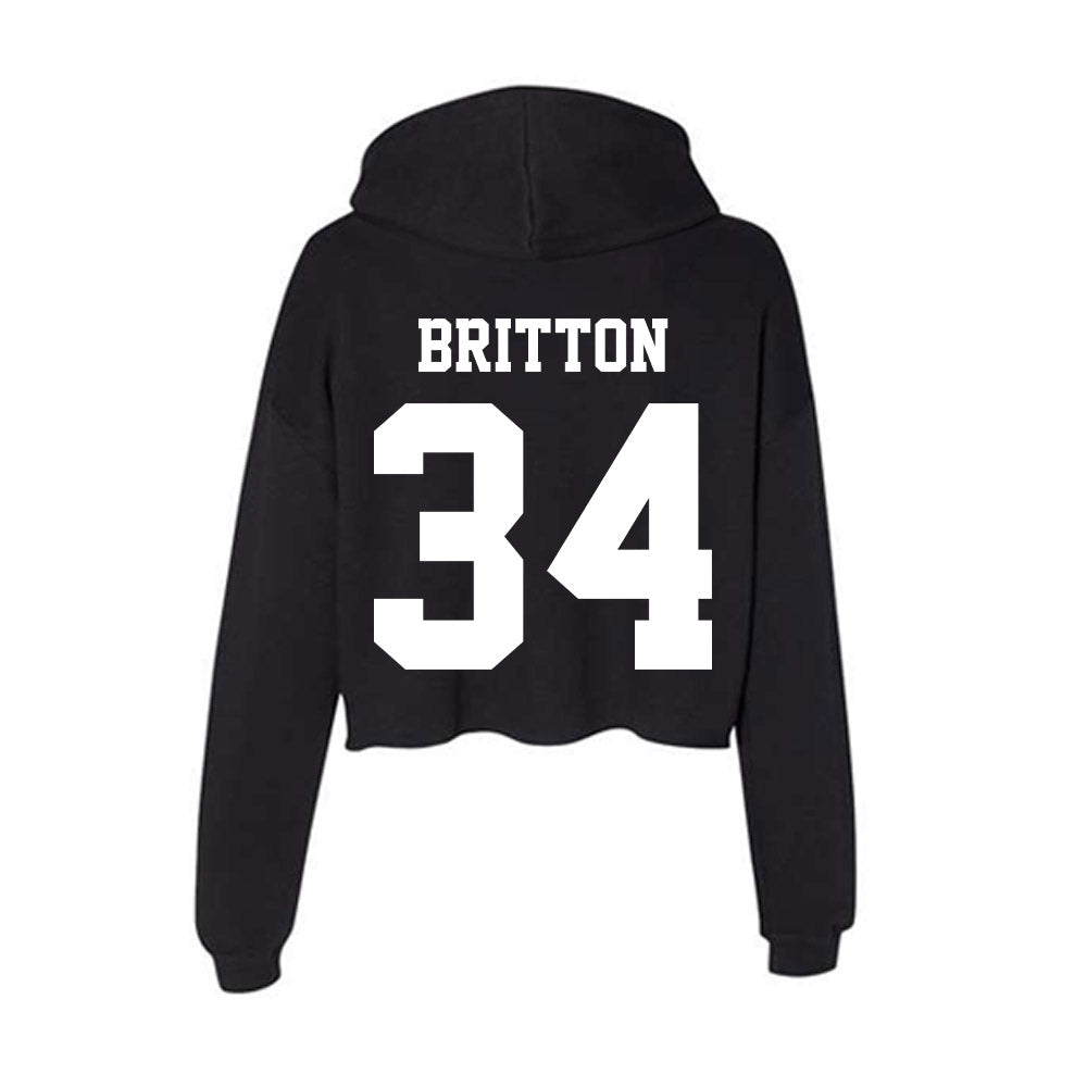 Penn State - NCAA Softball : Abigail Britton - Classic Shersey Women's Crop Fleece Hoodie-1