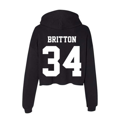 Penn State - NCAA Softball : Abigail Britton - Classic Shersey Women's Crop Fleece Hoodie-1