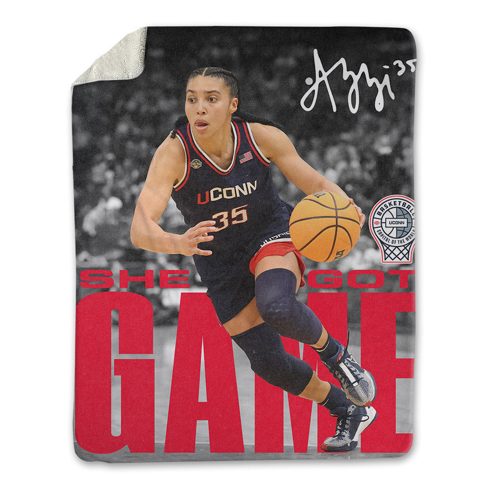 UConn - NCAA Women's Basketball : Azzi Fudd - Blanket-0