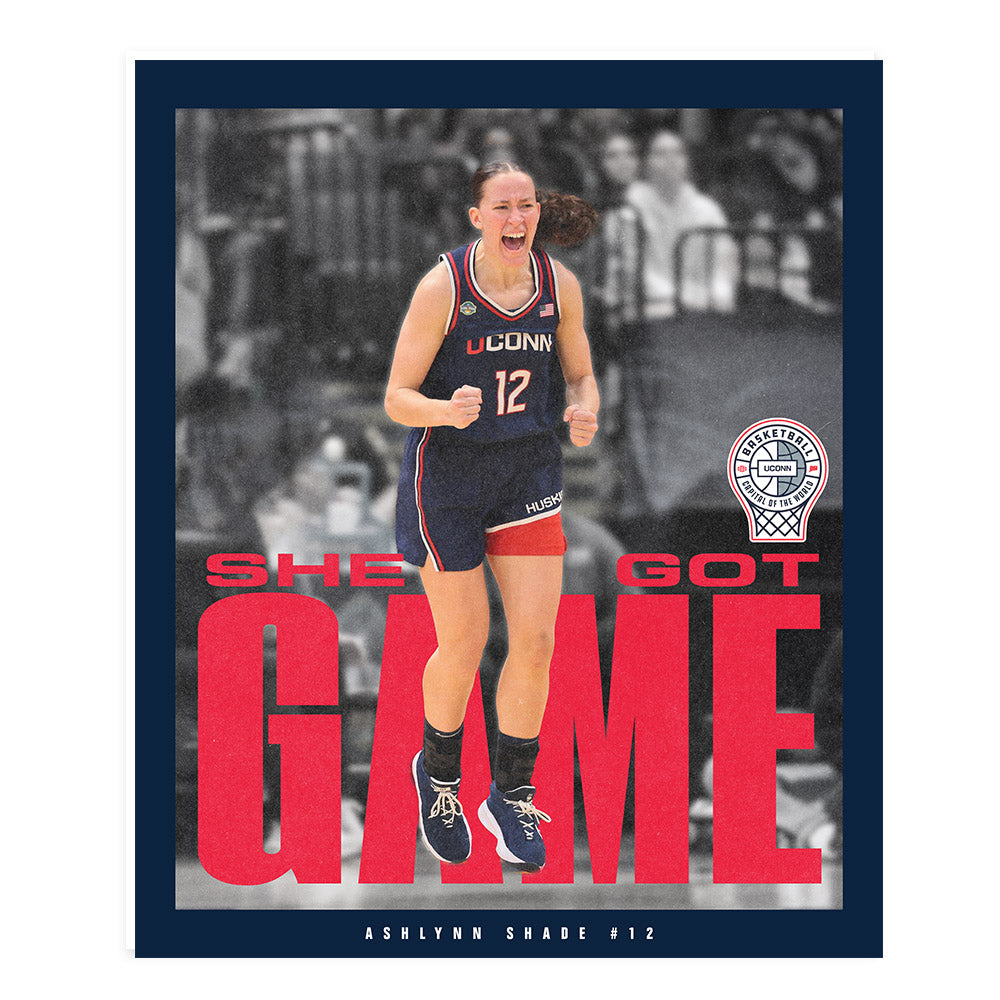 UConn - NCAA Women's Basketball : Ashlynn Shade - NCAA® National Champs Photo Collection - She Got Game Poster 20x24-0