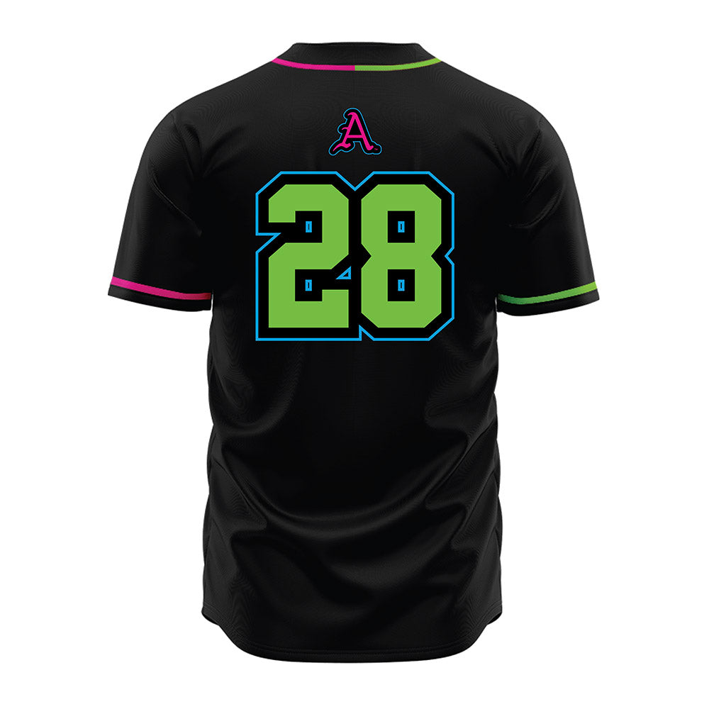 Arkansas - NCAA Baseball : Jordan Martin - Neon Dual-Tone Jersey-1
