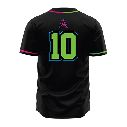 Arkansas - NCAA Baseball : Tyler Holland - Neon Dual-Tone Jersey-1