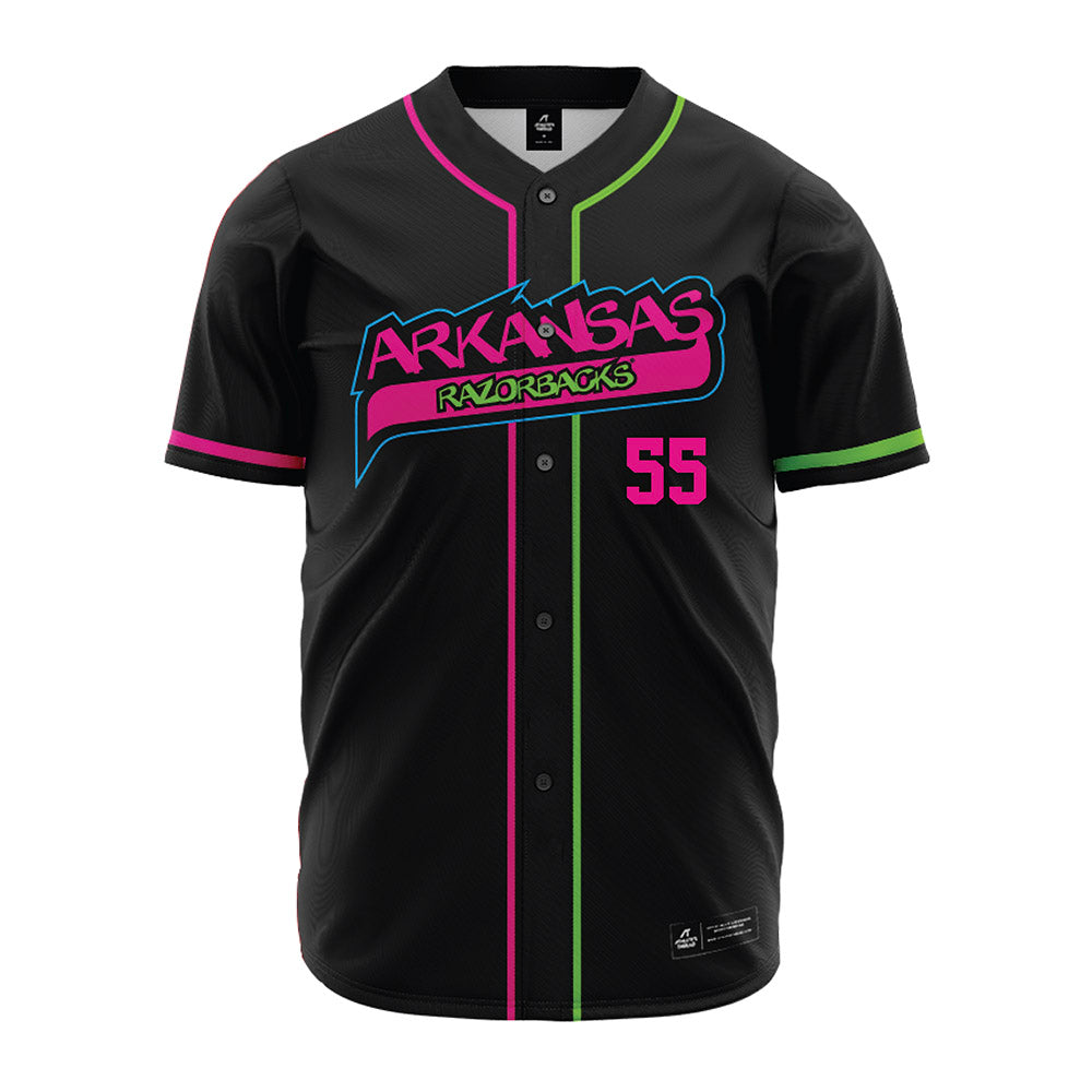 Arkansas - NCAA Baseball : Brendan Kleiman - Neon Dual-Tone Jersey-0