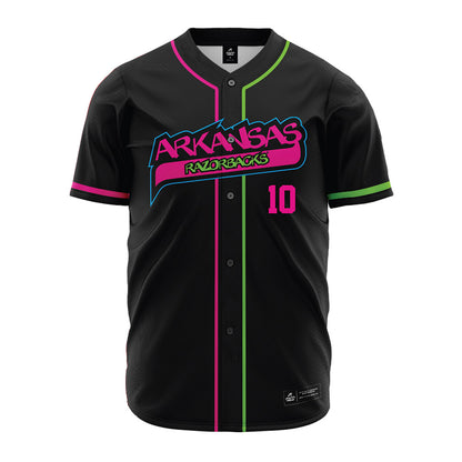 Arkansas - NCAA Baseball : Tyler Holland - Neon Dual-Tone Jersey-0