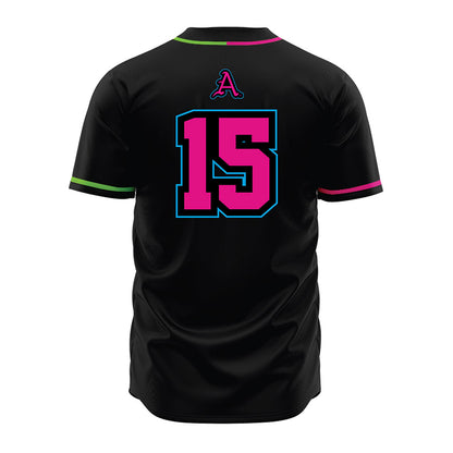 Arkansas - NCAA Baseball : Jackson Kircher - Neon Dual-Tone Jersey-1