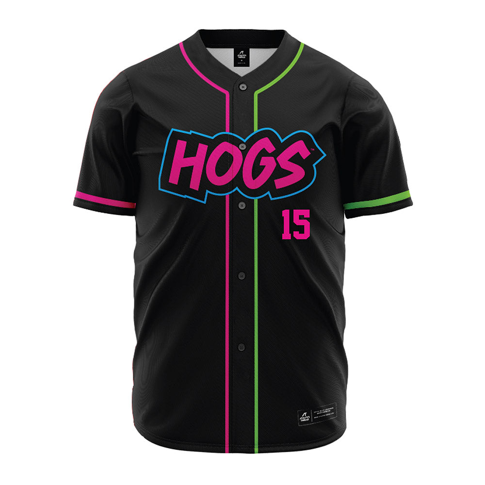 Arkansas - NCAA Baseball : Jackson Kircher - Neon Dual-Tone Jersey-0