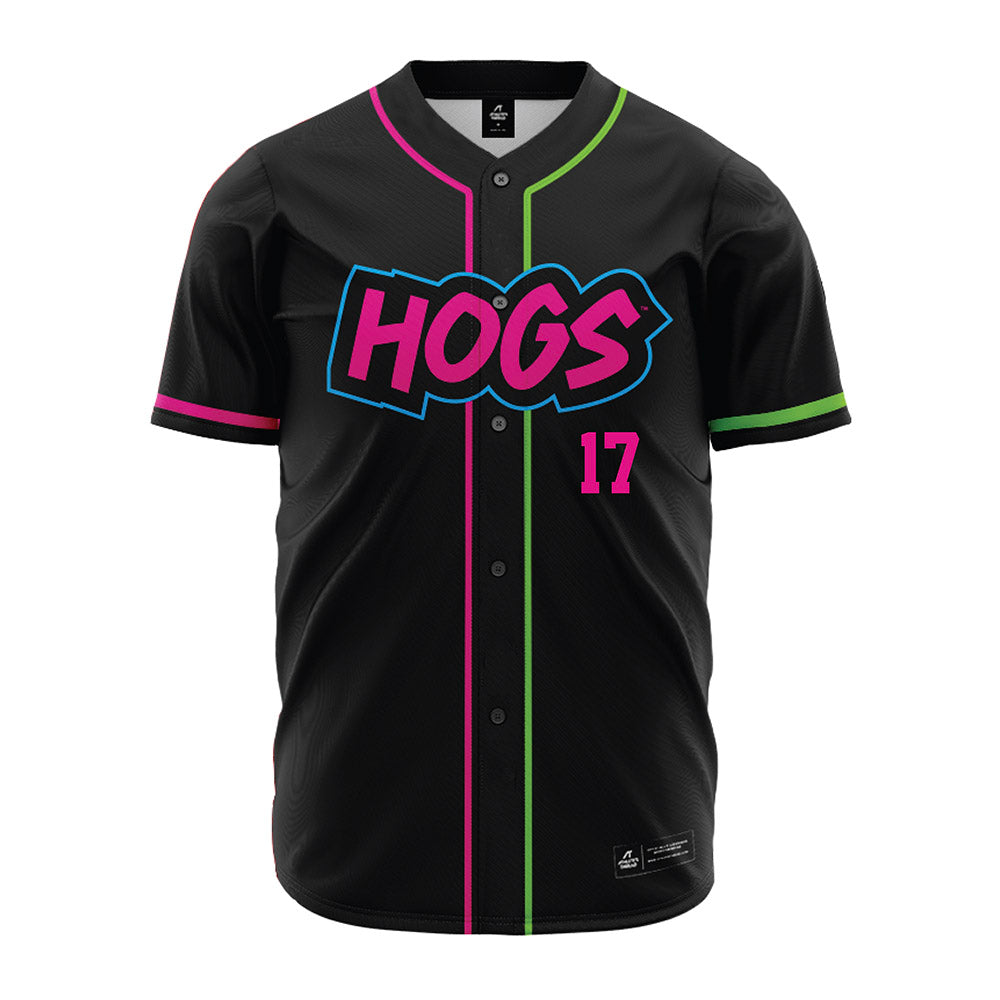 Arkansas - NCAA Baseball : Zack Stewart - Neon Dual-Tone Jersey-0