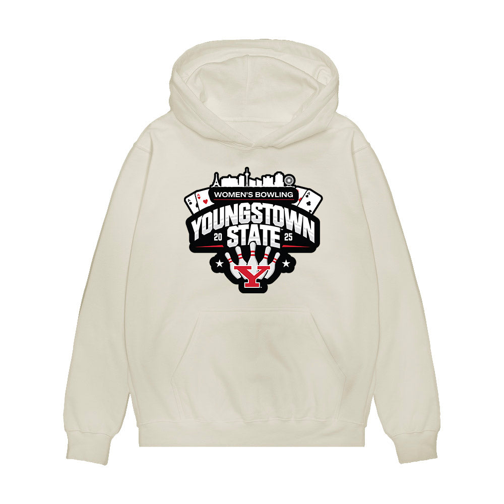 Youngstown State - NCAA Women's Bowling : - Roster Premium Hooded Sweatshirt-0