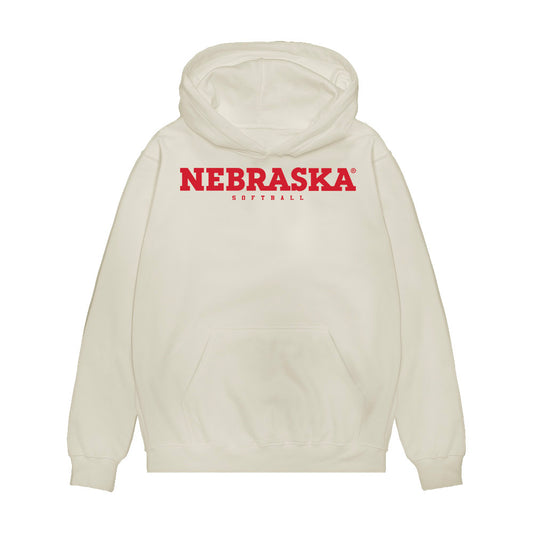 Nebraska - NCAA Softball : Jordyn Bahl - Premium Hooded Sweatshirt-0