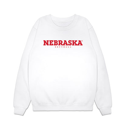 Nebraska - NCAA Softball : Jordyn Bahl - Premium Crewneck Sweatshirt-0