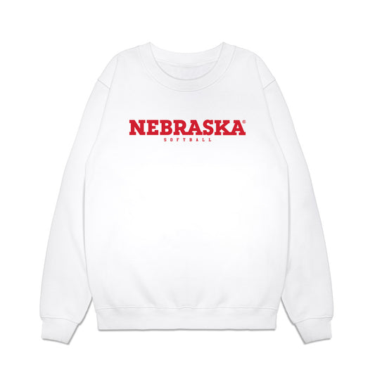 Nebraska - NCAA Softball : Jordyn Bahl - Premium Crewneck Sweatshirt-0