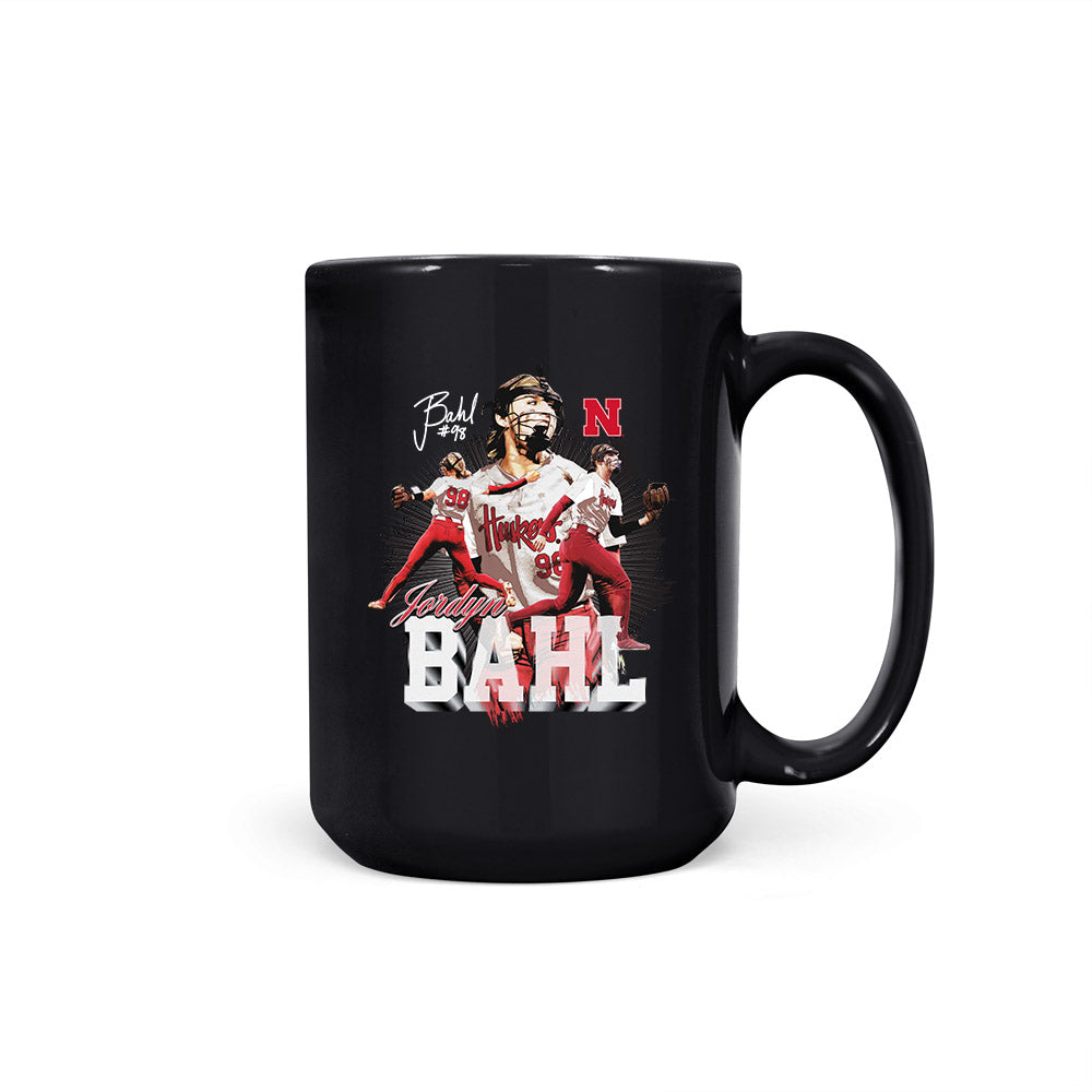 Nebraska - NCAA Softball : Jordyn Bahl - Coffee Mug-0