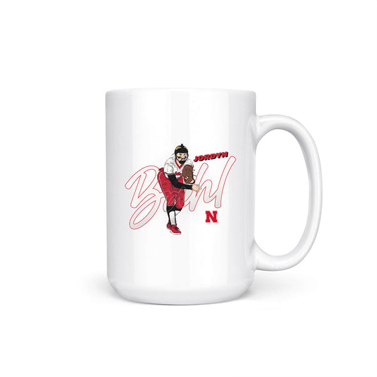 Nebraska - NCAA Softball : Jordyn Bahl - Coffee Mug-0
