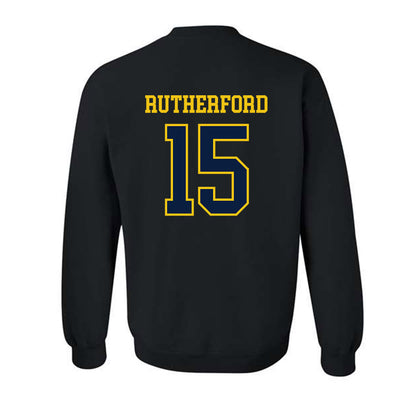 Michigan - NCAA Women's Lacrosse : Maya Rutherford - Sports Shersey Crewneck Sweatshirt-1