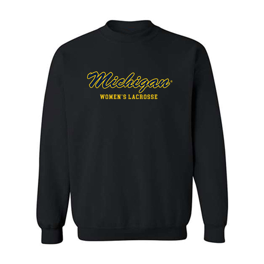 Michigan - NCAA Women's Lacrosse : Stella Nolan - Sports Shersey Crewneck Sweatshirt-0