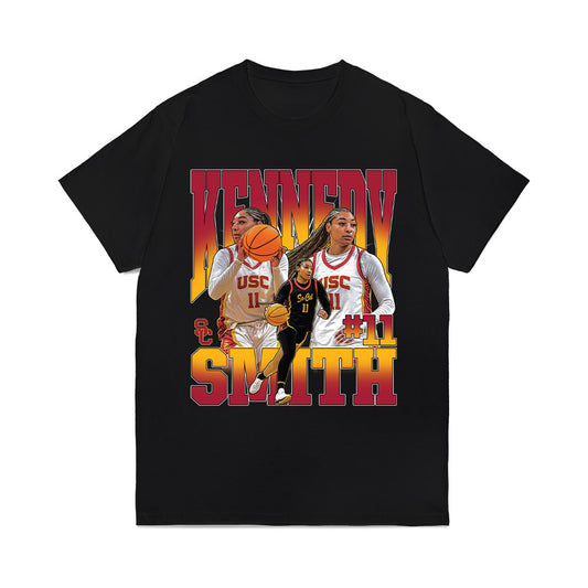 USC - NCAA Women's Basketball : Kennedy Smith - Collage Comfort Colors T-Shirt-0