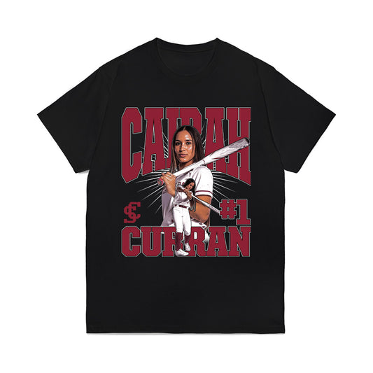 SCU - NCAA Softball : Cairah Curran - Collage Comfort Colors T-Shirt-0
