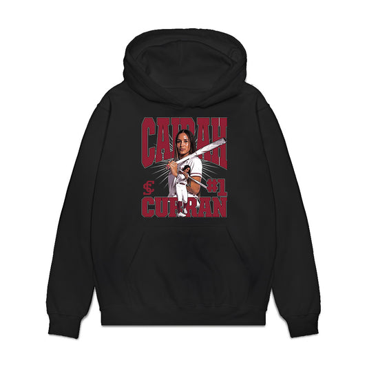 SCU - NCAA Softball : Cairah Curran - Collage Premium Hooded Sweatshirt-0