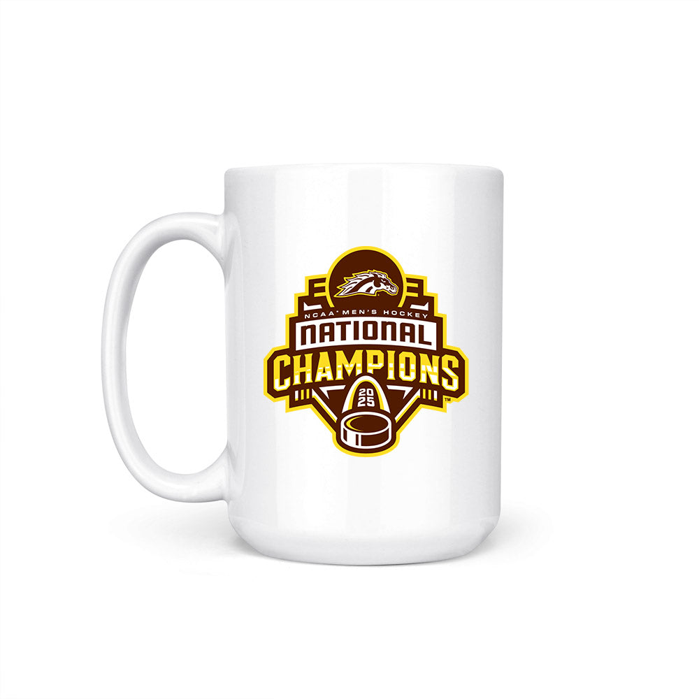 Western Michigan - NCAA Men's Ice Hockey : Ty Henricks - National Champions Coffee Mug-1