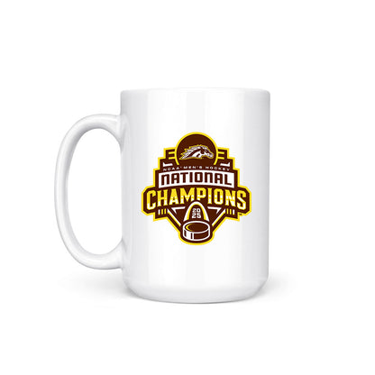 Western Michigan - NCAA Men's Ice Hockey : Ryan Kusler - National Champions Coffee Mug-1