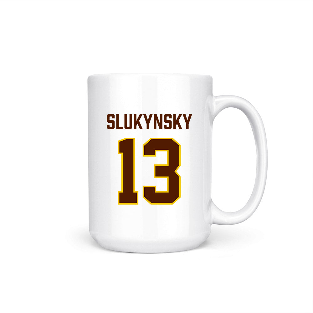 Western Michigan - NCAA Men's Ice Hockey : Grant Slukynsky - National Champions Coffee Mug-0