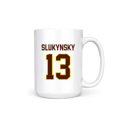 Western Michigan - NCAA Men's Ice Hockey : Grant Slukynsky - National Champions Coffee Mug-0