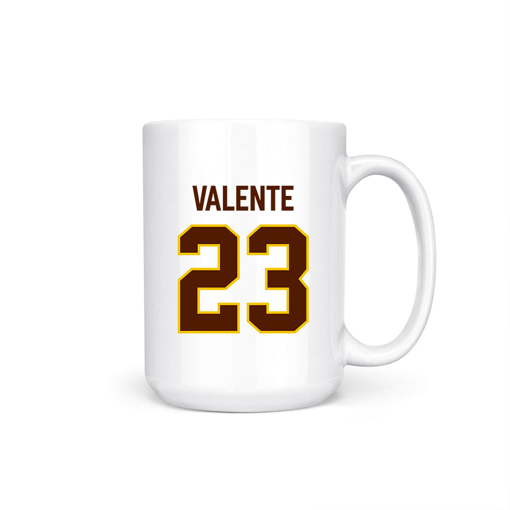 Western Michigan - NCAA Men's Ice Hockey : Liam Valente - National Champions Coffee Mug-0