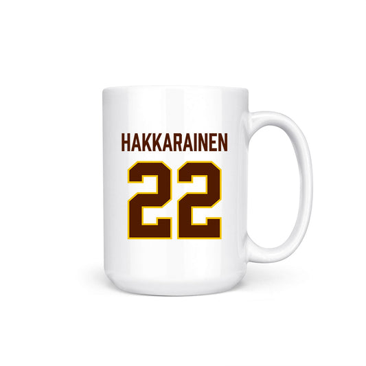 Western Michigan - NCAA Men's Ice Hockey : Iiro Hakkarainen - National Champions Coffee Mug-0